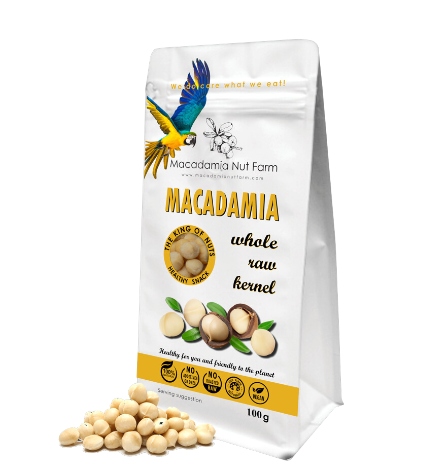 Macadamiapähkinä, kuorittu - 80g