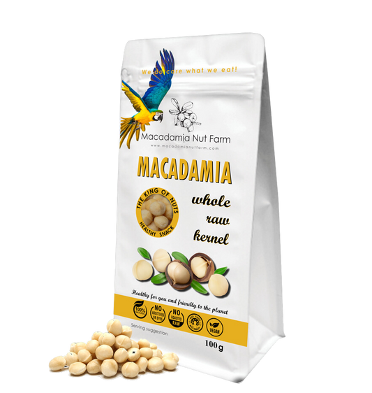 Macadamiapähkinä, kuorittu - 80g